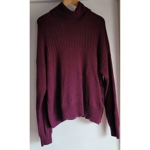 Madewell Sweater Large Pullover Purple Wool Blend Casual Women Cozy
